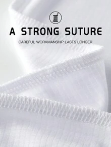 Men's Fitness Workout Sets Sports T-Shirt Lightweight Short Sleeve Top For Gym Running & Casual - White - View 6