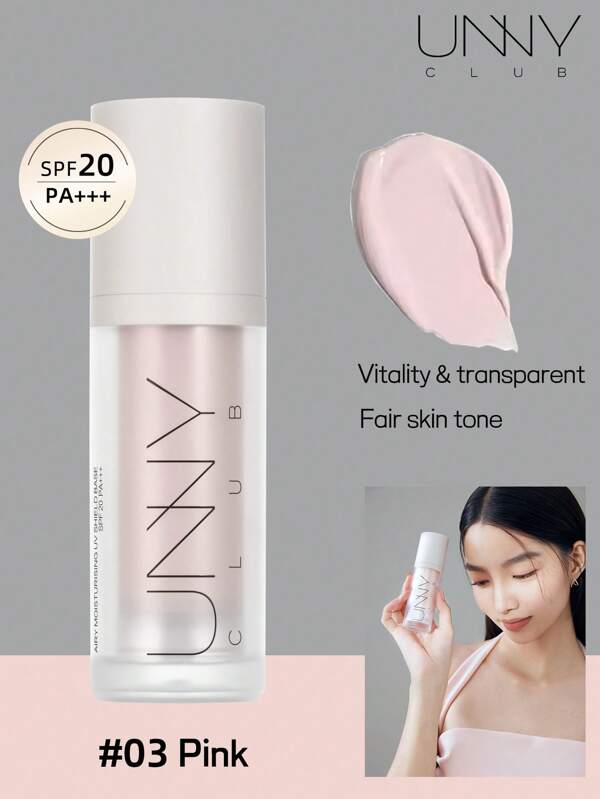 unny club 30g One Step Color Corrector Isolation Cream, SPF 20 Sunscreen, Makeup Primer Skin Tone Correcting and Brightening Primer, Oil Control Moisturizing