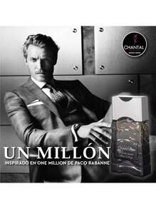 Perfume Chantal Un Millon Inspiración Autentica Fragancia 1 millon - Negro - Ver 1
