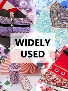 15克半珍珠树脂水钻混合物 - DIY服装装饰和珠宝制作材料 - 半圓珍珠樹脂 - 查看 2