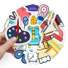 50pcs Cartoon Diy Stationery Set Personalized Decorative Stickers - Multicolor - View 6