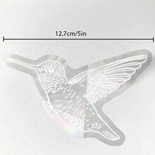 1入陽光漏網器彩虹棱鏡效果,光線折射玻璃貼紙 - 彩色 - 查看 2