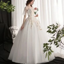 Vestido De Quinceañera Elegante Color Blanco - Blanco - Ver 5