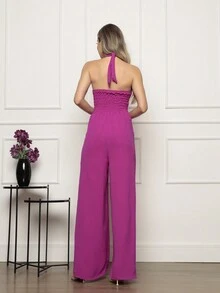 Women Jumpsuits - Màu Hoa hồng đỏ - Xem 2