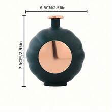 1pc Reusable And Washable Pet Hair Remover Gel Roller, Portable Dog And Cat Hair Removal Tool For Laundry, Super Sticky And Easy To Clean, Cute Pumpkin Shape In Dark Green - Dark Green - View 2