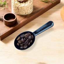 0.25盎司黑色塑料咖啡豆量匙15毫升勺子牛奶粉茶奶精攪拌匙