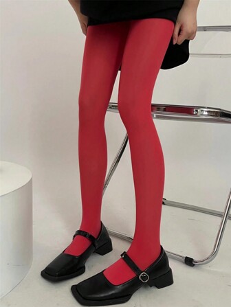 1對新款女士紅色天鵝絨襪子,舒適可愛,甜美,適合日常穿著