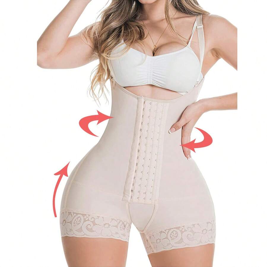 Colombian Waist Reducing Cesarean Postpartum Girdles - 白色 - 查看 1