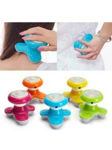 Mini Masajeador Manual Personal USB  Cuello Espalda Dolor Muscular - Multicolor - Ver 2