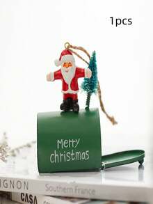 Party Anny Long 1入組可愛的郵差聖誕擺件,適用於室內客廳裝飾,聖誕節日