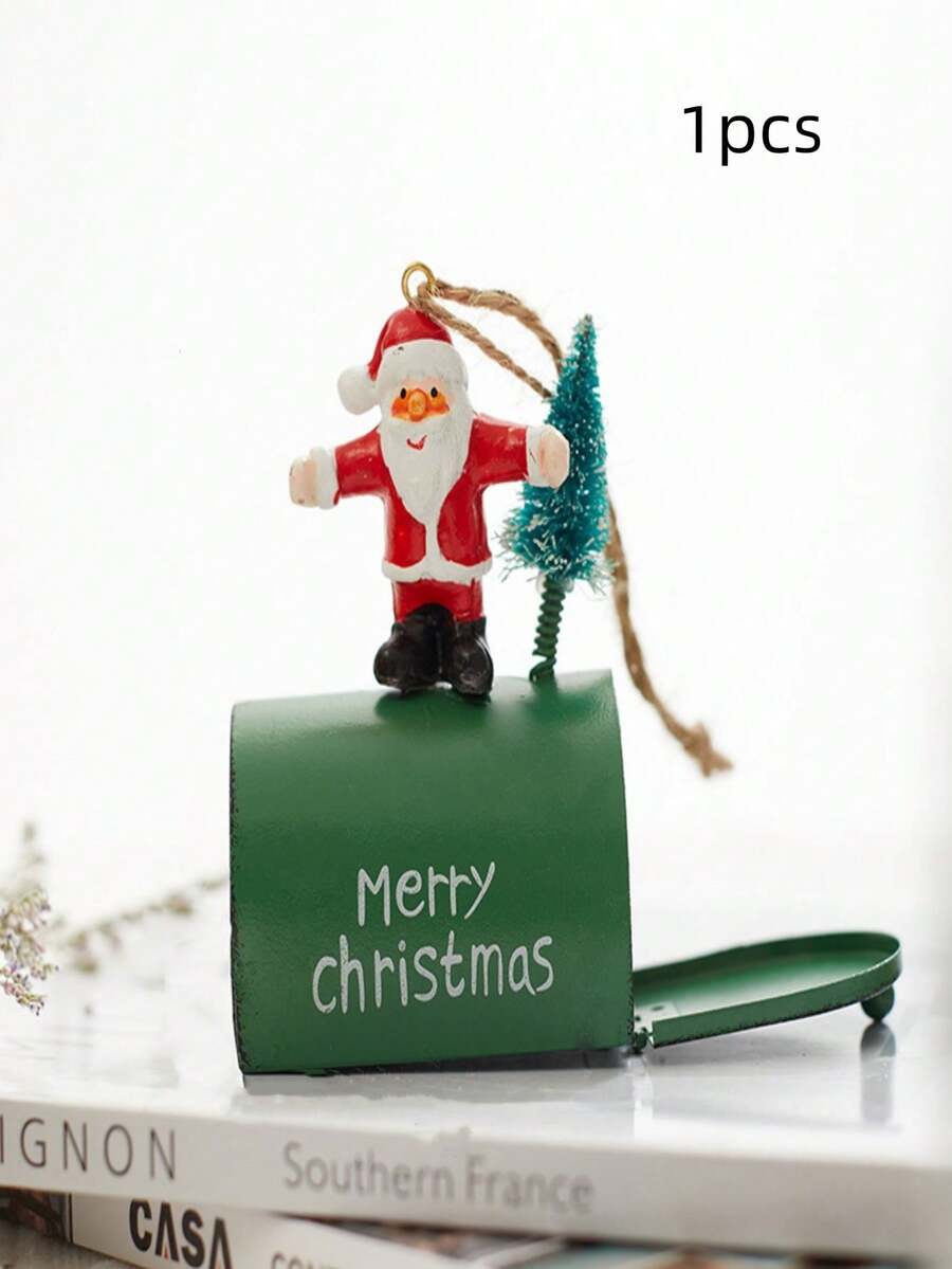 Party Anny Long 1入組可愛的郵差聖誕擺件,適用於室內客廳裝飾,聖誕節日