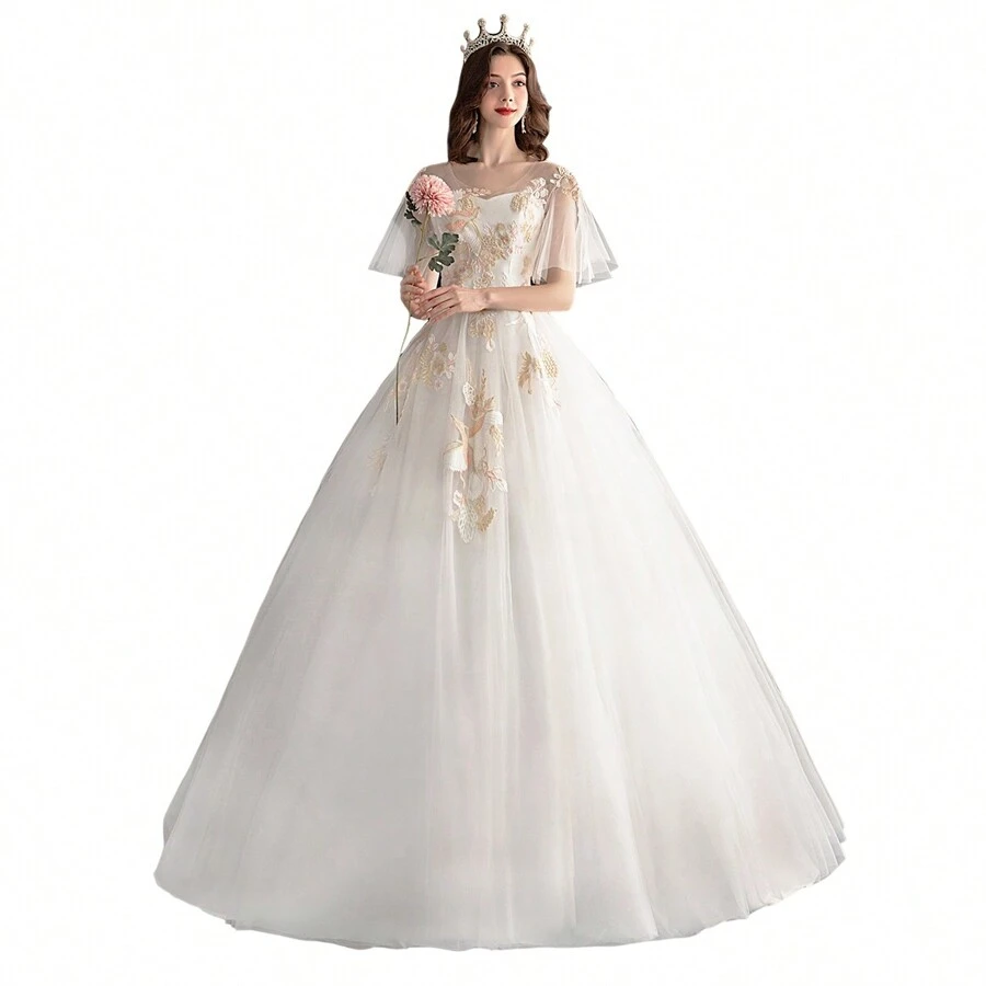 Vestido De Quinceañera Elegante Color Blanco - Blanco - Ver 1