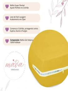 Mattress Pads - Yellow - View 2