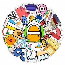 50pcs Cartoon Diy Stationery Set Personalized Decorative Stickers - Multicolor - View 3