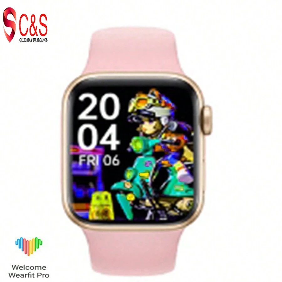 SC&S,SMART WATCH M7 MAX,Smart WATCH, BEST WEARFIT PRO APP - Gold - View 1