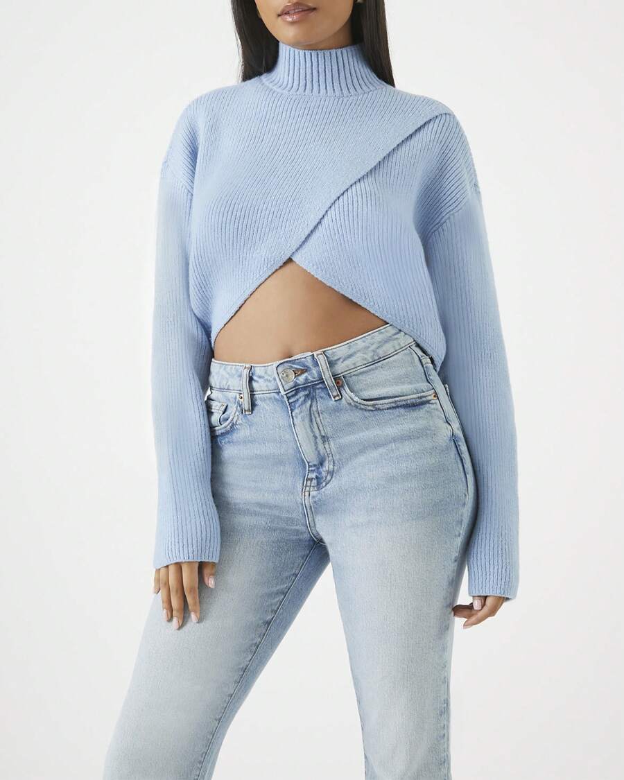 Tops de Punto para Mujer - Azul - Ver 1