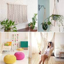 3mm Macrame Cord 109 Yards - 3mm Soft Macrame Rope Perfect for Knots - Macrame Supplies for Wall Hangers & Boho Decorations - Macrame String - Blue - View 6