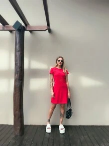 Aveloz Women Dresses - Red - View 3