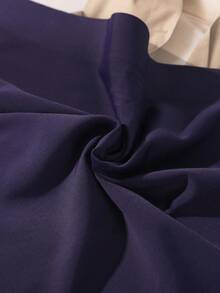 1pc Printed Seamless Triangle Panties - Navy Blue - View 5