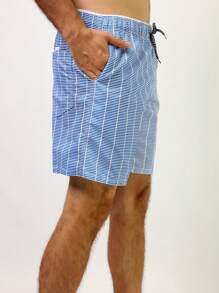 Men Shorts - Màu xanh hải quân - Xem 4