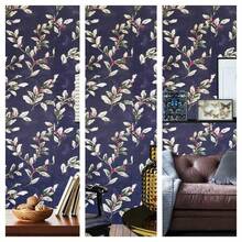 1roll French Blue Self-Adhesive Wallpaper, Waterproof & Dustproof Wall Decal For Bedroom, Living Room, Shop, Lightweight Luxury Flat Wall Sticker - Multicolor - View 8