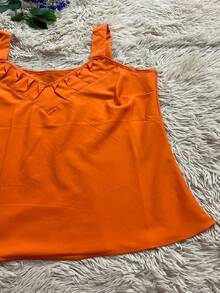 Women Tank Tops & Camis - Orange - View 3
