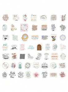 200PCS Bible Stickers Jesus Stickers,Christian Jesus Scripture Stickers,Bible Verse Stickers,Bible Journaling Supplies,Christian Stickers For Water Bottles,Christian Stickers For Adults Decals(Bible Stickers) Back To School Scrapbook Supplies Funny Stickers Laptop Stickers Kindle Phone Stickers - Multicolor - View 6