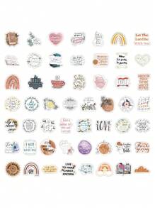 200PCS Bible Stickers Jesus Stickers,Christian Jesus Scripture Stickers,Bible Verse Stickers,Bible Journaling Supplies,Christian Stickers For Water Bottles,Christian Stickers For Adults Decals(Bible Stickers) Back To School Scrapbook Supplies Funny Stickers Laptop Stickers Kindle Phone Stickers - Multicolor - View 7
