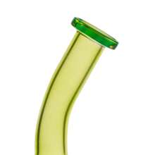 Fire Kirin玻璃迷你煙管小巧手工厚蜂窩14mm碗 - 綠色 - 查看 6