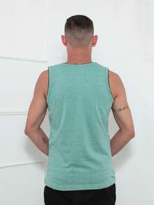 Men Tank Tops - Зелений - Переглянути 4