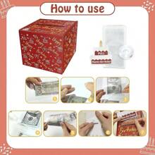 Birthday Money Box, 1pc, Party Decoration And Birthday Gift Organizer - Black - View 3