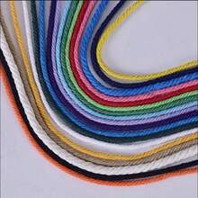 3mm Macrame Cord 109 Yards - 3mm Soft Macrame Rope Perfect for Knots - Macrame Supplies for Wall Hangers & Boho Decorations - Macrame String - Maroon - View 5