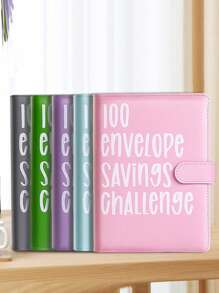 100 個信封省錢挑戰活頁夾,帶信封的有趣儲蓄挑戰書,帶現金信封的預算規劃書,100 個信封挑戰活頁夾,100 個信封省錢挑戰活頁夾,省錢活頁夾| 100 個信封省錢挑戰活頁夾預算活頁夾|帶信封的儲蓄挑戰書,100 天信封挑戰套件。 - 紫色 - 查看 3