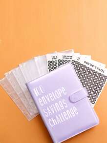 100 個信封省錢挑戰活頁夾,帶信封的有趣儲蓄挑戰書,帶現金信封的預算規劃書,100 個信封挑戰活頁夾,100 個信封省錢挑戰活頁夾,省錢活頁夾| 100 個信封省錢挑戰活頁夾預算活頁夾|帶信封的儲蓄挑戰書,100 天信封挑戰套件。 - 紫色 - 查看 4