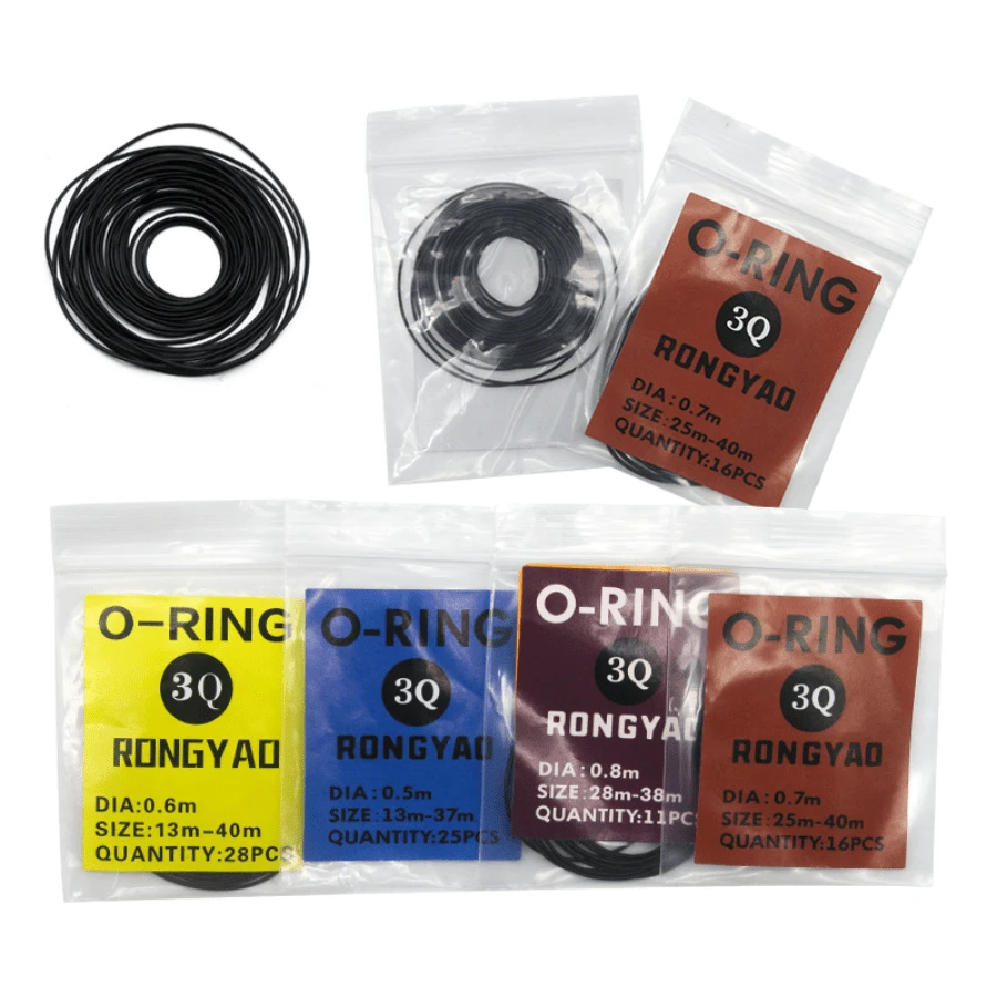 Mixed Pack Of 0.6mm Thickness O-rings In Small Bags For Watch Case Back And Crown Sealing - Blue - View 1