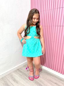 Young Girls Dresses - verde menta - Ver 1