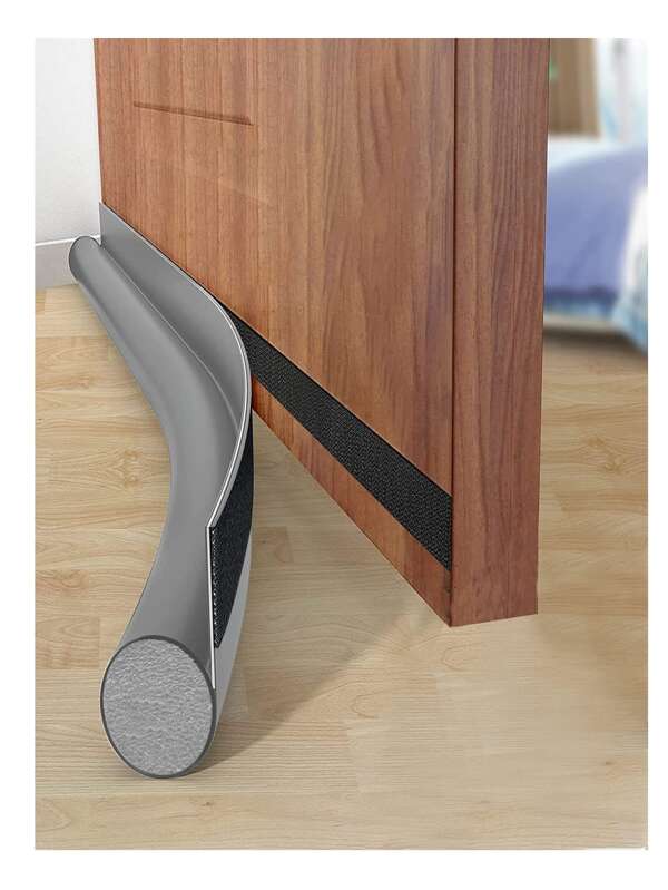 Tira Guardapolvo Puerta Impermeable Adhesivo Burlete Aislar. Vmingo