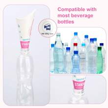 50入組女士小便器,攜帶式露營馬桶排尿漏斗,一次性紙質排尿設備,適用於旅行、露營、徒步旅行和戶外活動 - 粉色 - 查看 6