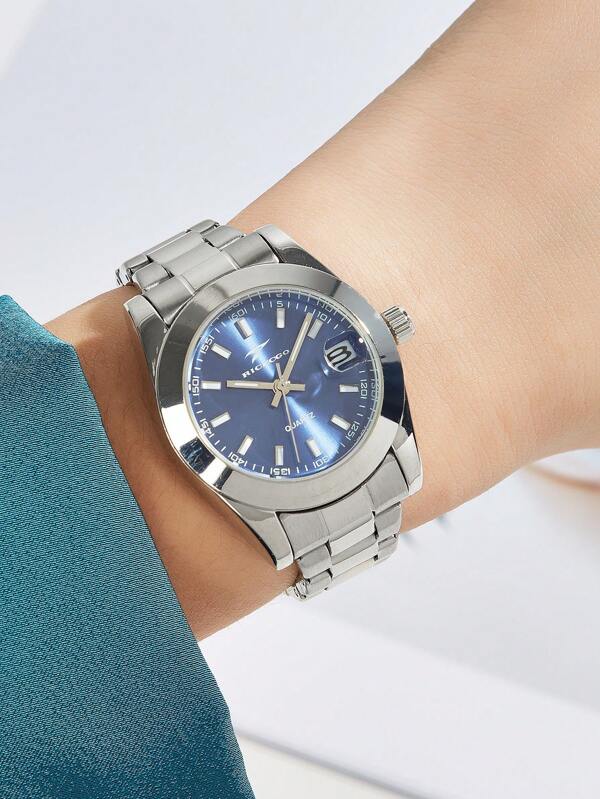 RICECGO 1pc Women's Classic Quartz Wristwatch Suitable For Daily Wear, Business Meetings, Gift Giving As A Gift For Students Returning To School