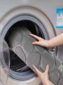 1pc Soft & Comfortable Elastic Foam Bath Mat With Pebble Design, Quick-Drying & Anti-Slip, Great For Bathroom And Shower Accessory, Fall Decoration & Bathroom Decor - Multicolor - View 5