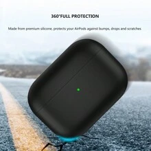 1pc Ultrathin 0.8mm Silicone Protective Case, Seamless Mobile Feel, Suitable For All AirPods Models