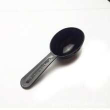 0.25盎司黑色塑料咖啡豆量匙15毫升勺子牛奶粉茶奶精攪拌匙