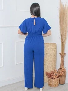 Women Jumpsuits - Blue - View 6