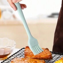 3pcs Baking Tool Set Silicone Spatula Baking Three-piece Egg Beater Manual Mixing Shovel Complete Set - Green - View 4