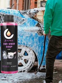 200毫升洗車液洗車皂汽車刮痕去除泡沫洗滌蠟濃縮易沖洗汽車美容用品