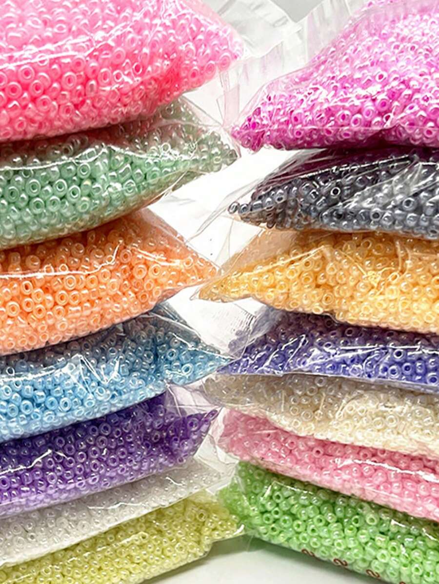 30g Creamy Candy Colored Glass Beads For Making Jewelry, Suitable For Men And Women, Diy Rings, Bracelets, Necklaces, And Everyday Wear