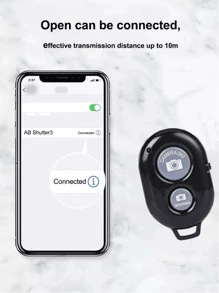1 pieza Palo Selfie mini portátil rosa sin batería 2032 adecuado para vacaciones de verano, viajes, festivos, obturador de cámara portátil inalámbrico - Rosa - Ver 5