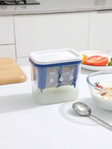 1個乳酪過濾器,自製希臘乳酪、冷萃乳清分離器 - 藍白色 - 查看 5