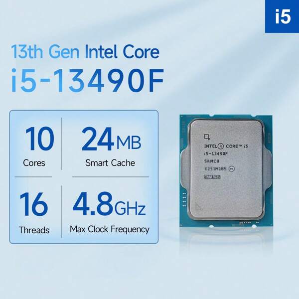 Intel Core I5 13490f 13th Gen Core Processor 10 Core 16 Thread Gaming Intel Core I5 13490f 13th Gen Core Processor 10 Core 16 Thread Gaming