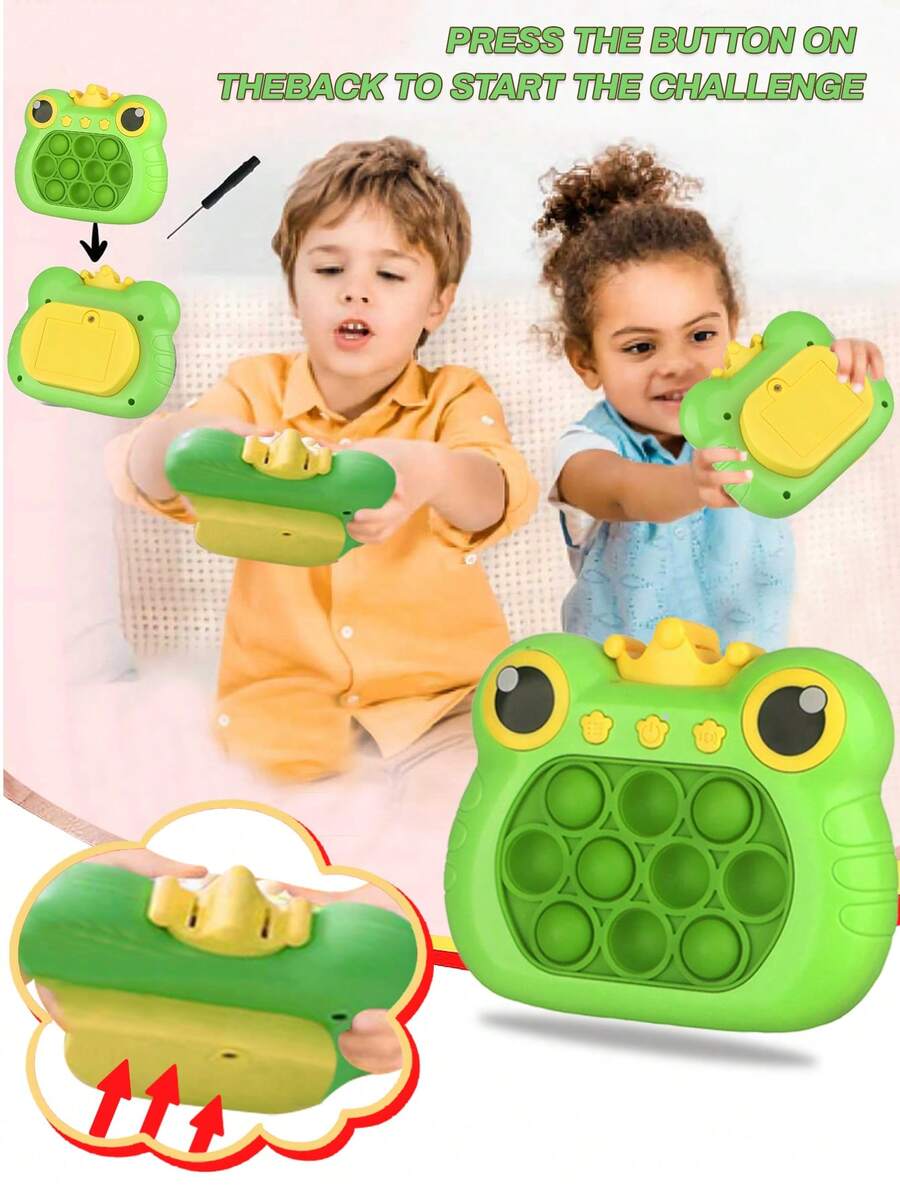 Pop Fidget Toys Handheld Game For Kids, Push Bubble Light Up Sensory